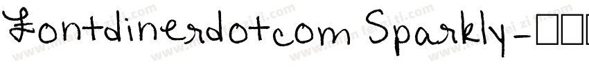 Fontdinerdotcom Sparkly字体转换